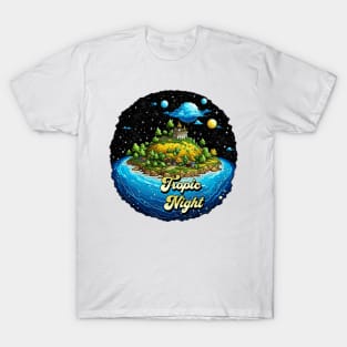 Starry Night Island T-Shirt